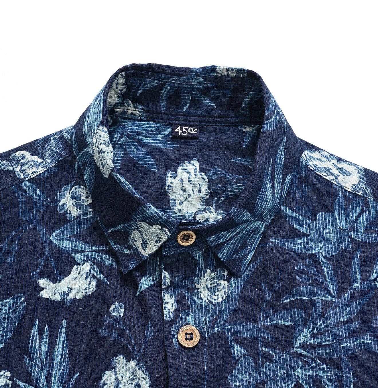 Indigo Doamahira Garden Balsam Square Shirt