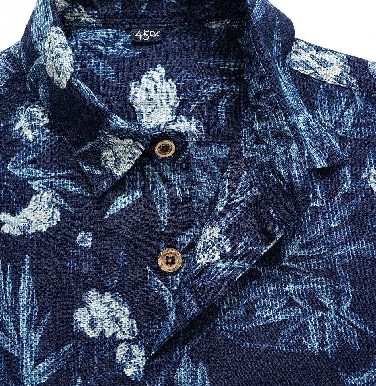 Indigo Doamahira Garden Balsam Square Shirt