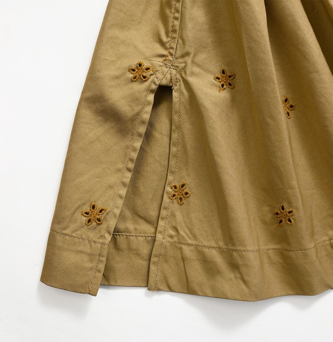 Gabardine Cutwork Cachecoeur Blouse