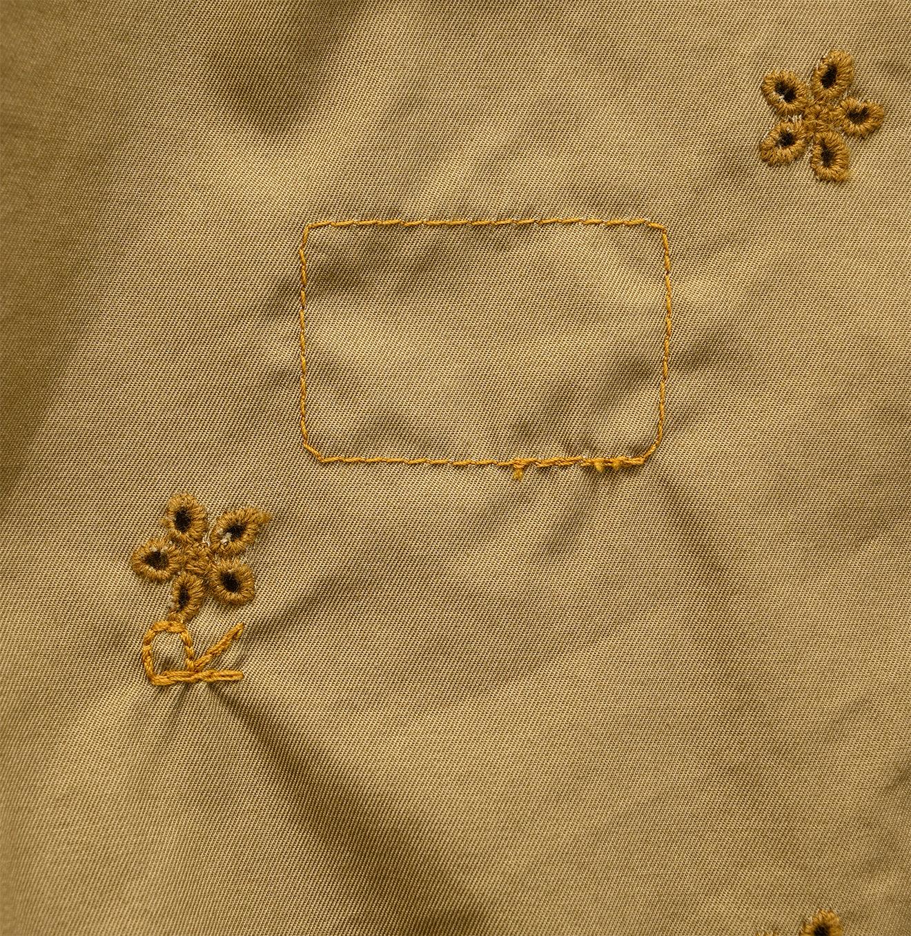 Gabardine Cutwork Cachecoeur Blouse