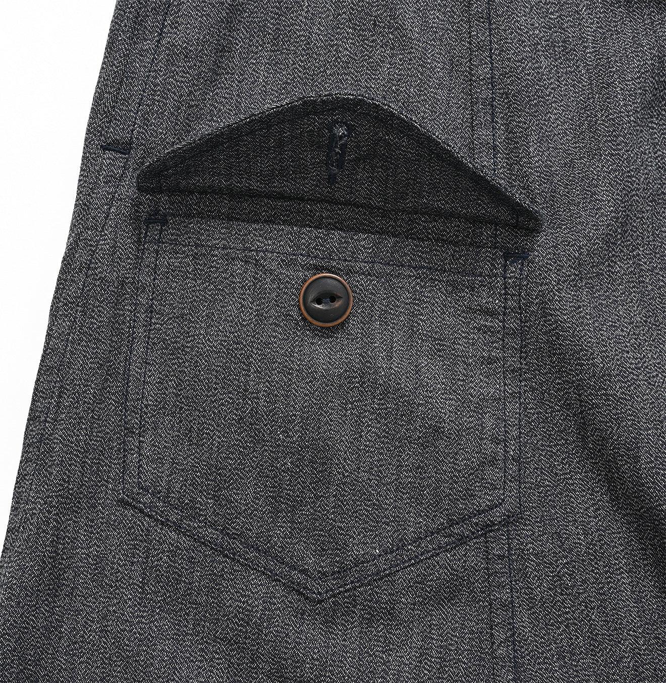 Indigo Yorimokuhira Flare Skirt
