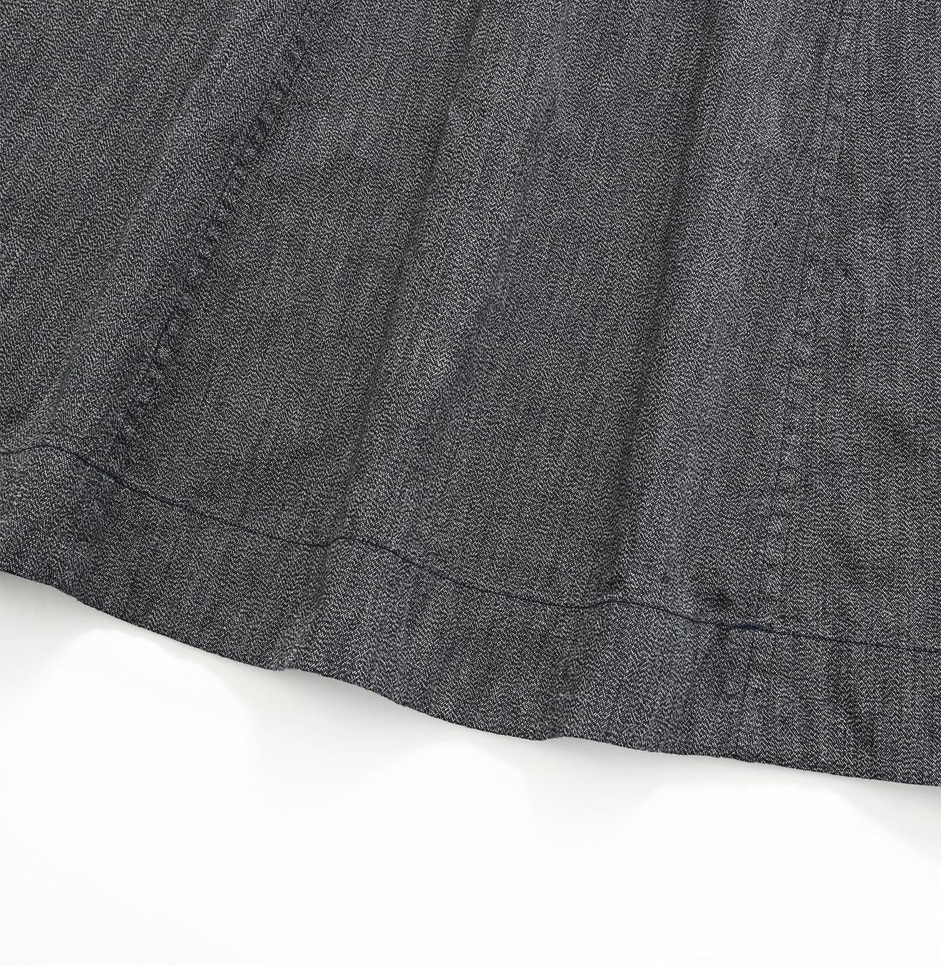 Indigo Yorimokuhira Flare Skirt