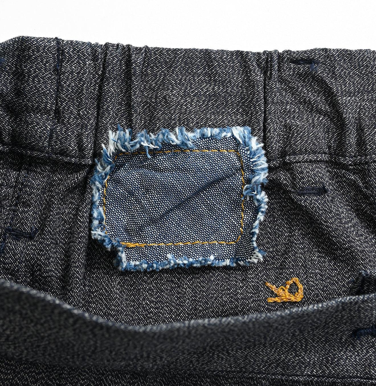 Indigo Yorimokuhira Flare Skirt