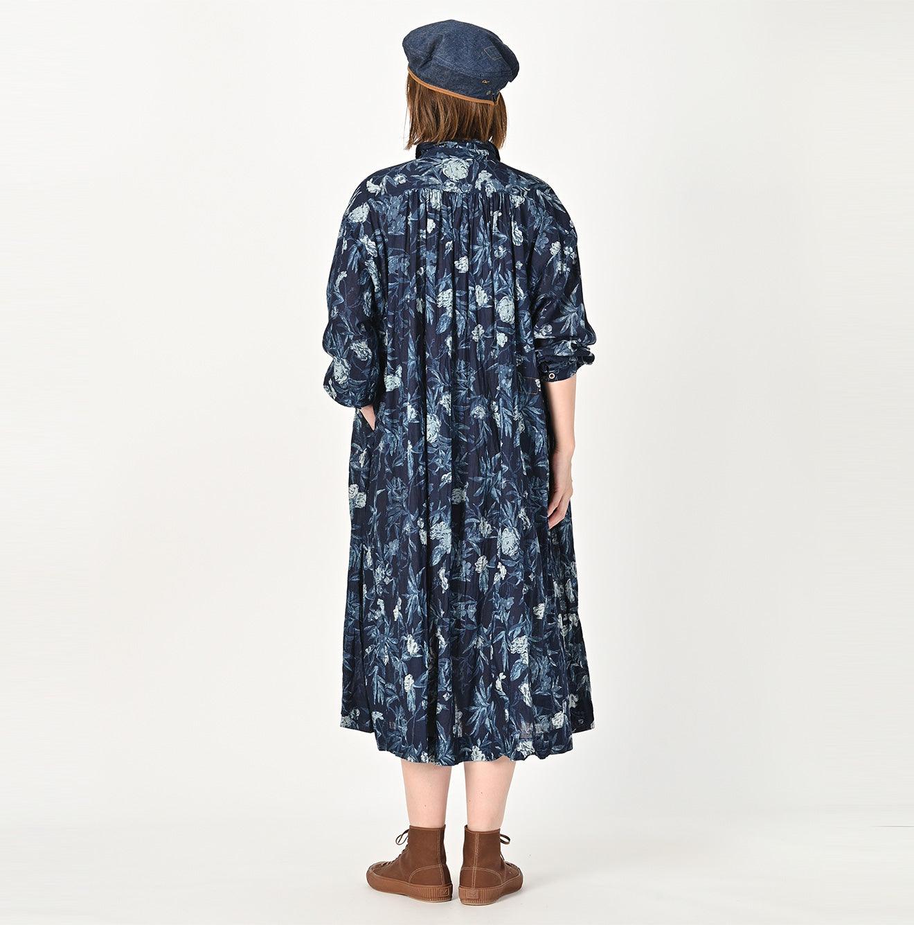 靛蓝色 Doamahira Garden Balsam Kushukushu 连衣裙