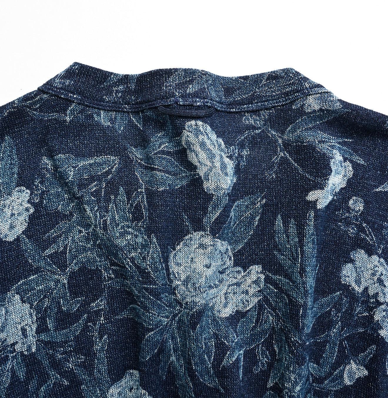 Indigo Garden Balsam Knit-sewn Big Slit