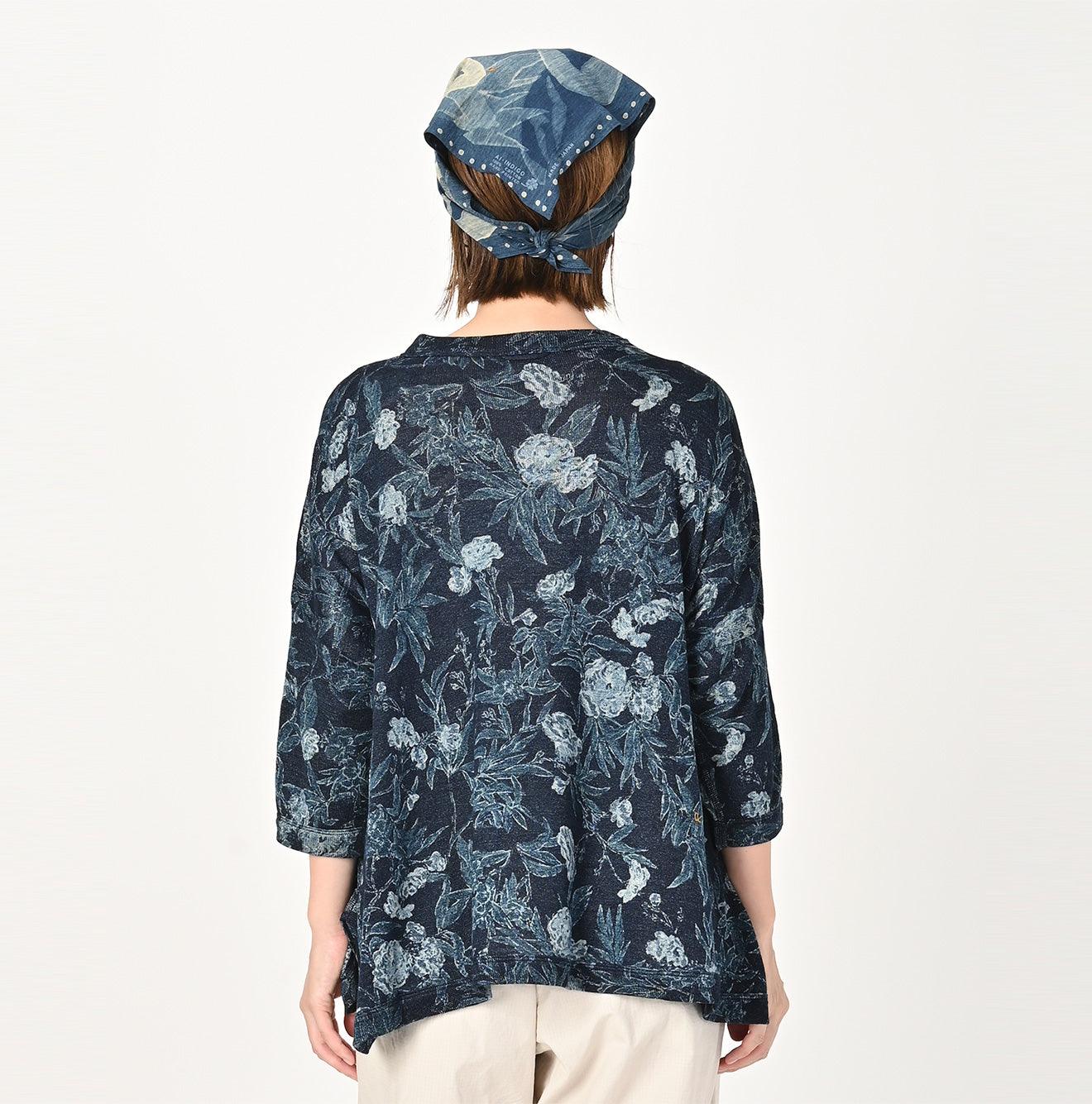 Indigo Garden Balsam Knit-sewn Big Slit