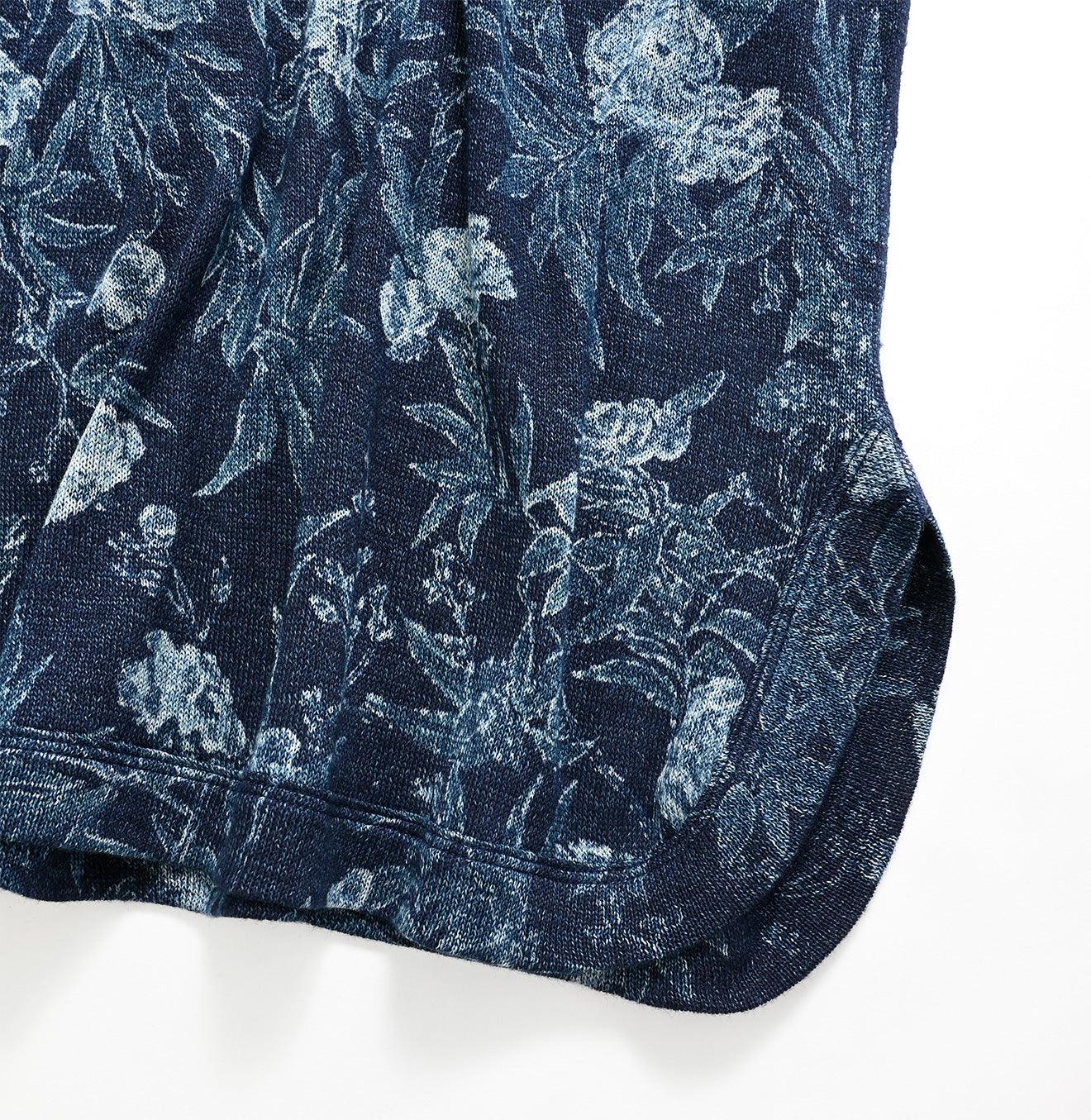 Indigo Garden Balsam Knit-sewn Big Slit