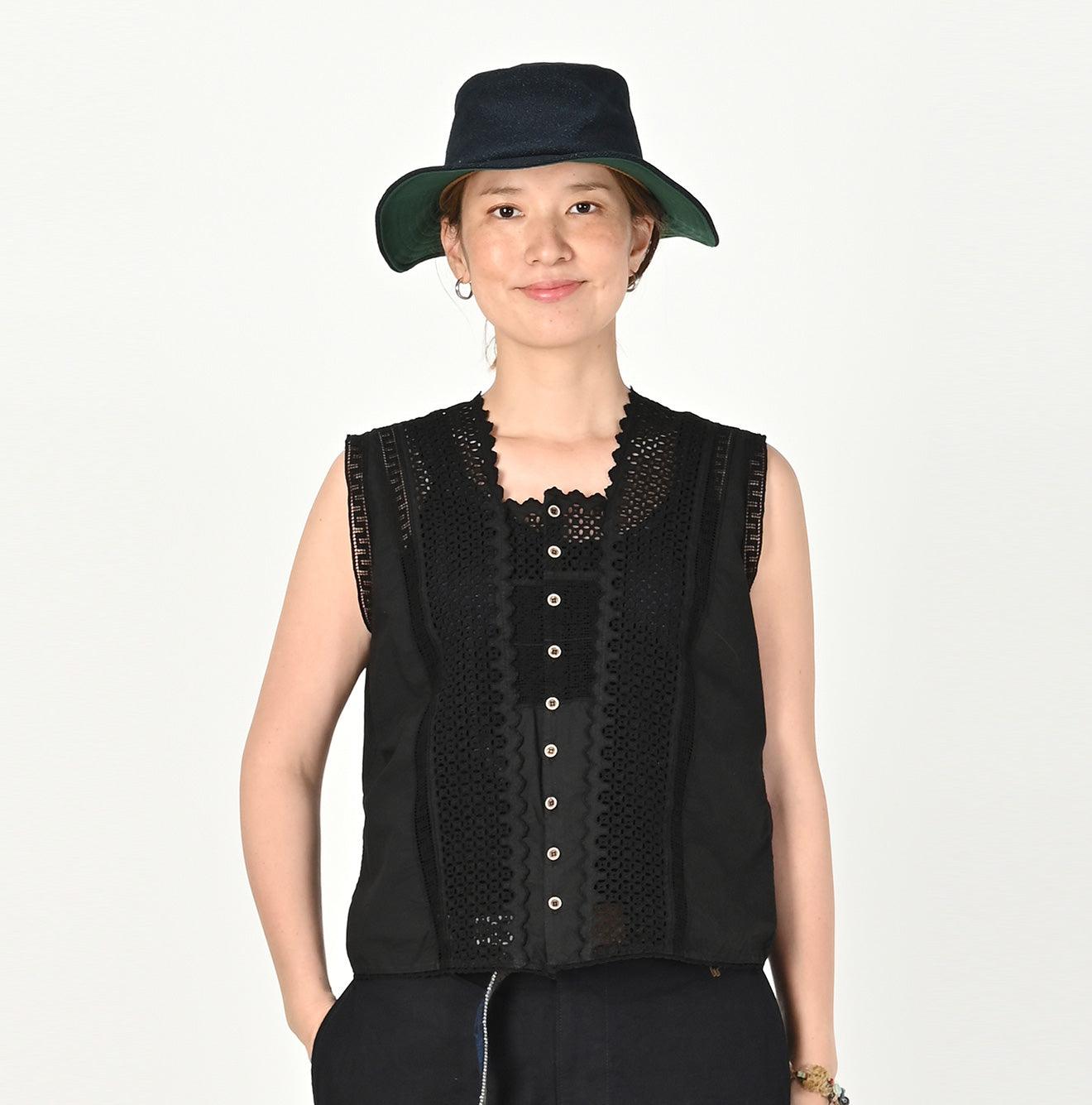 Supima Batiste Cutwork Sleeveless Top