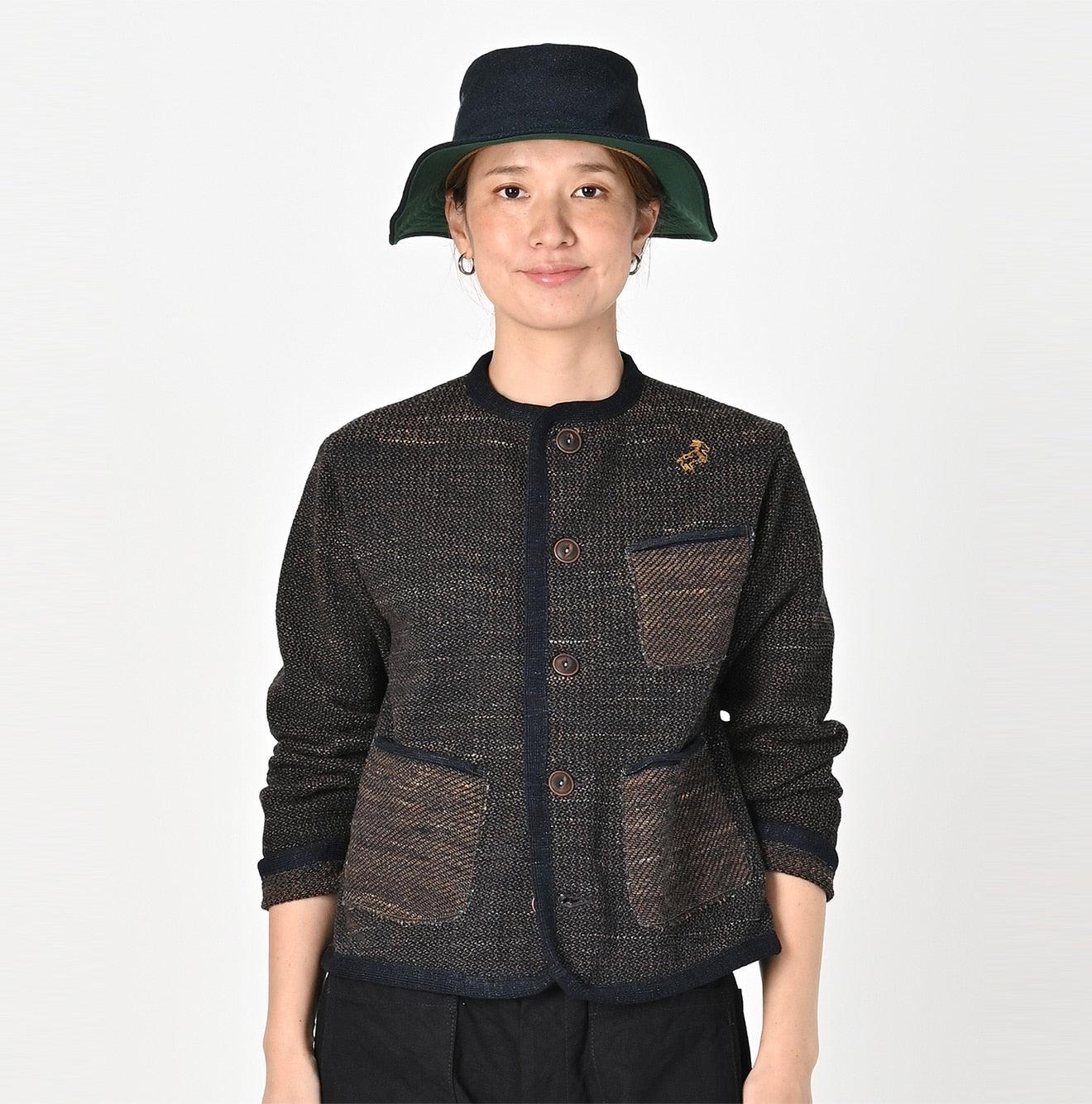Cotton Tweed Bolero Cardigan