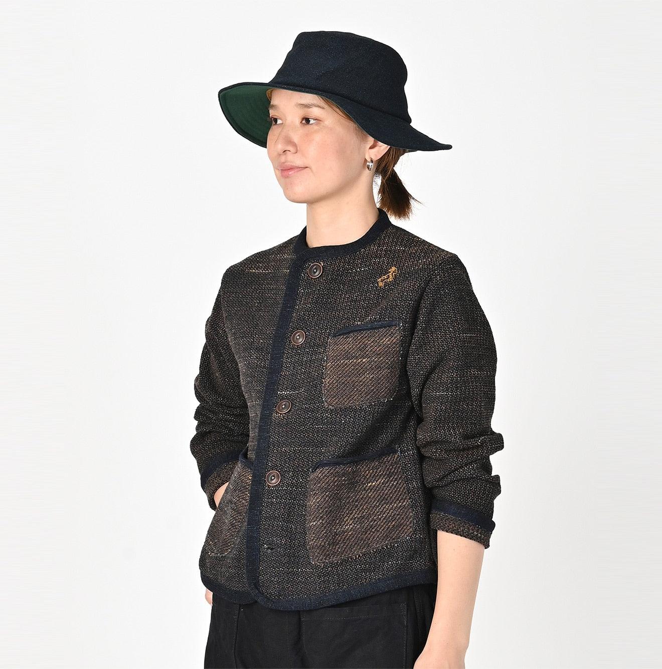 Cotton Tweed Bolero Cardigan
