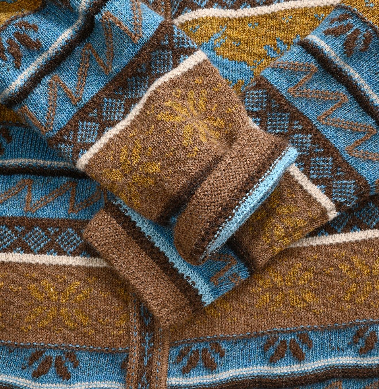 Alpaca Jacquard Cachecoeur
