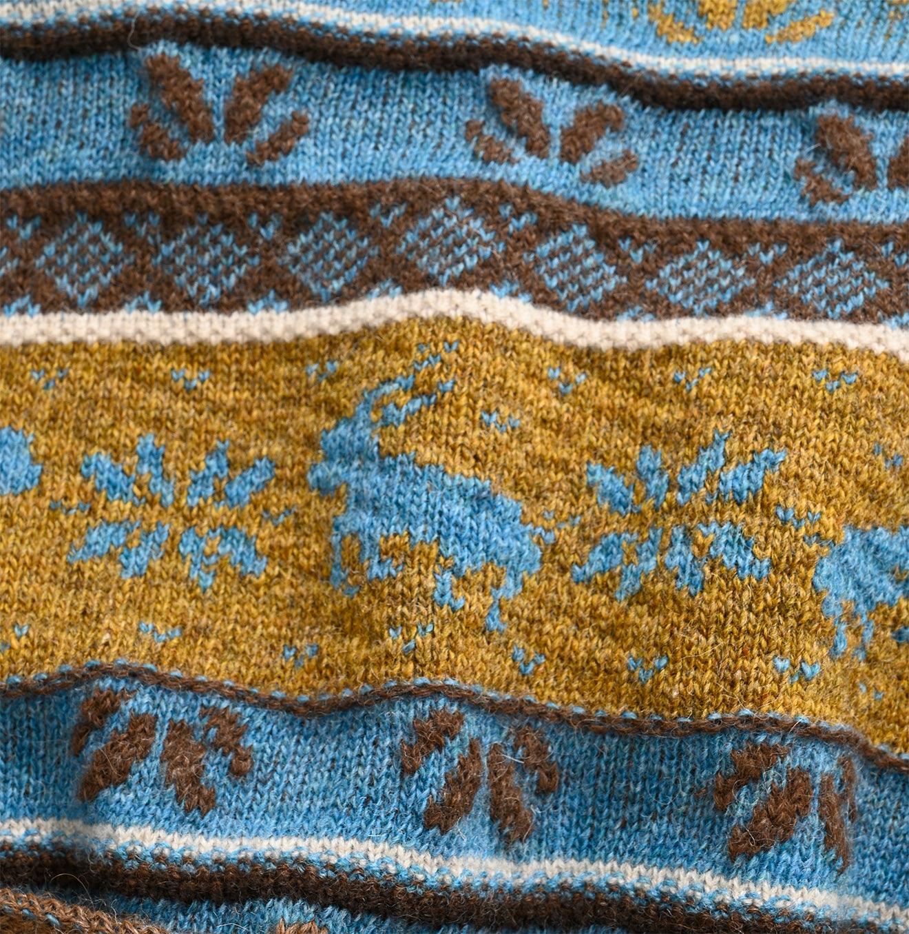 Alpaca Jacquard Cachecoeur