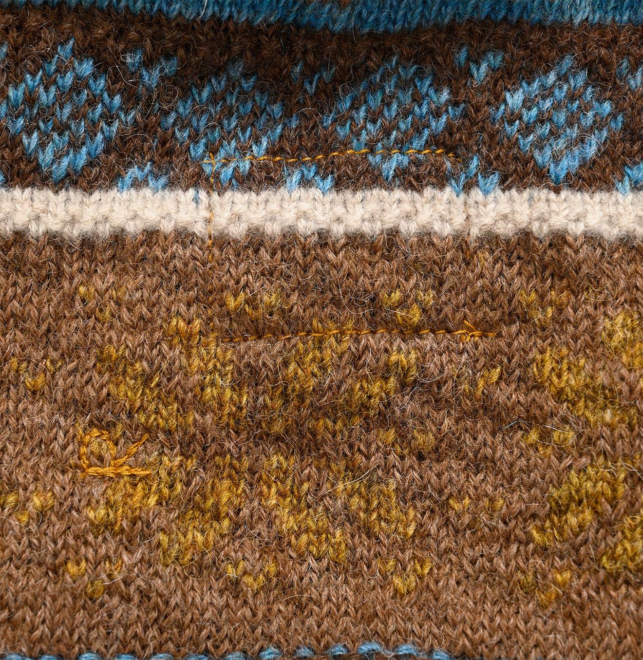 Alpaca Jacquard Cachecoeur