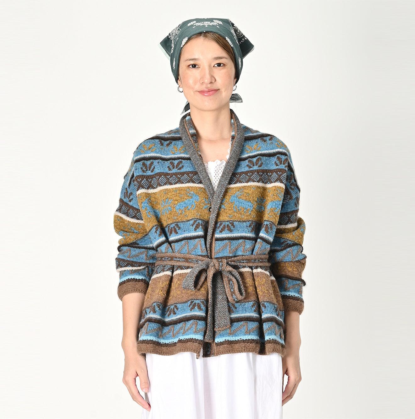 Alpaca Jacquard Cachecoeur