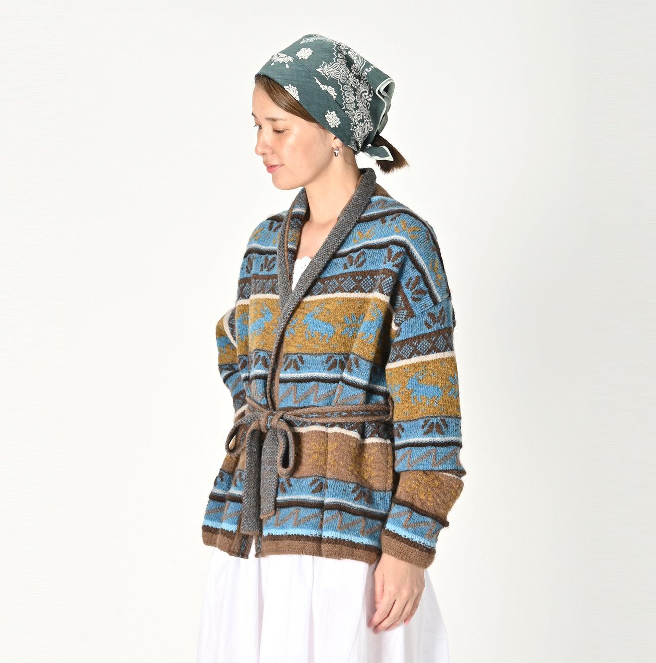 Alpaca Jacquard Cachecoeur
