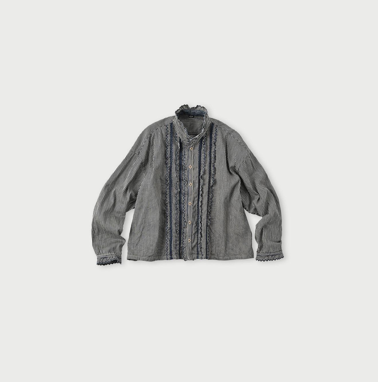 Shirt-denim Cutwork M-shirt