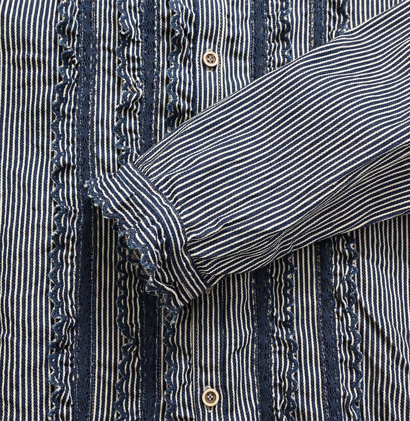 Shirt-denim Cutwork M-shirt