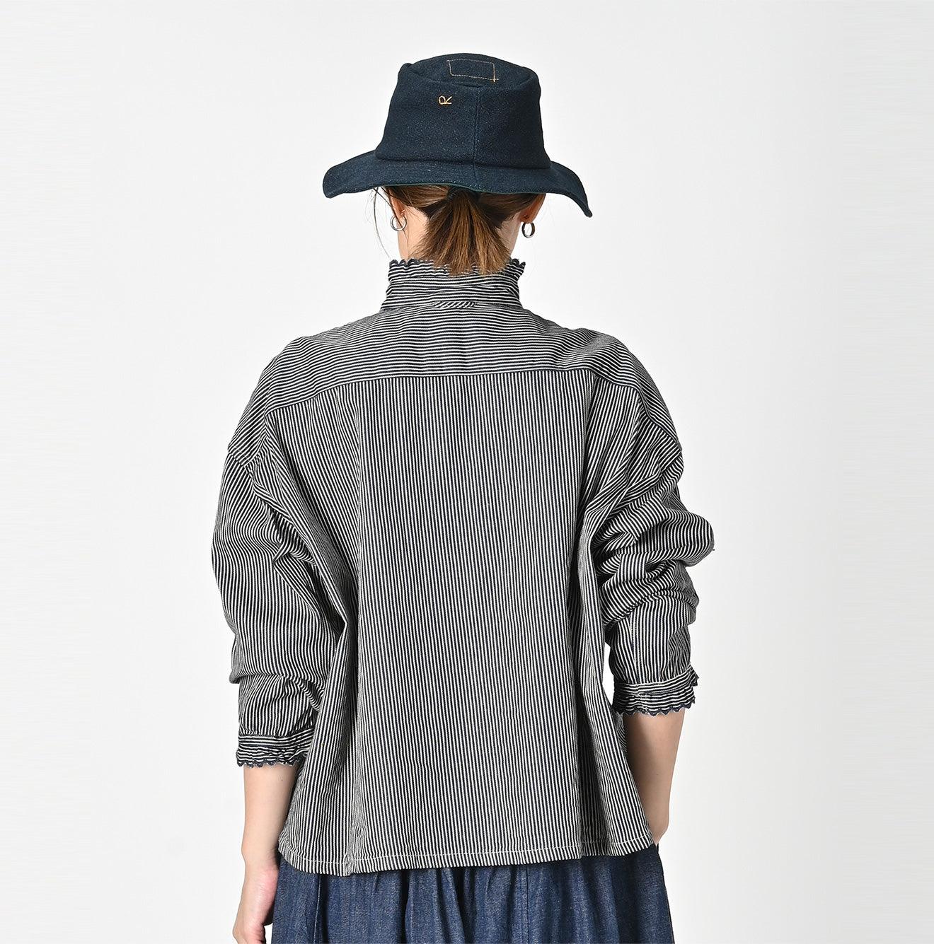 Shirt-denim Cutwork M-shirt