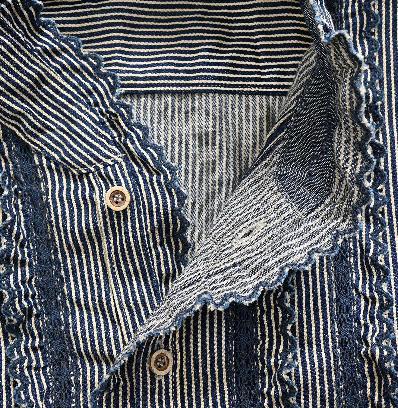 Shirt-denim Cutwork M-shirt