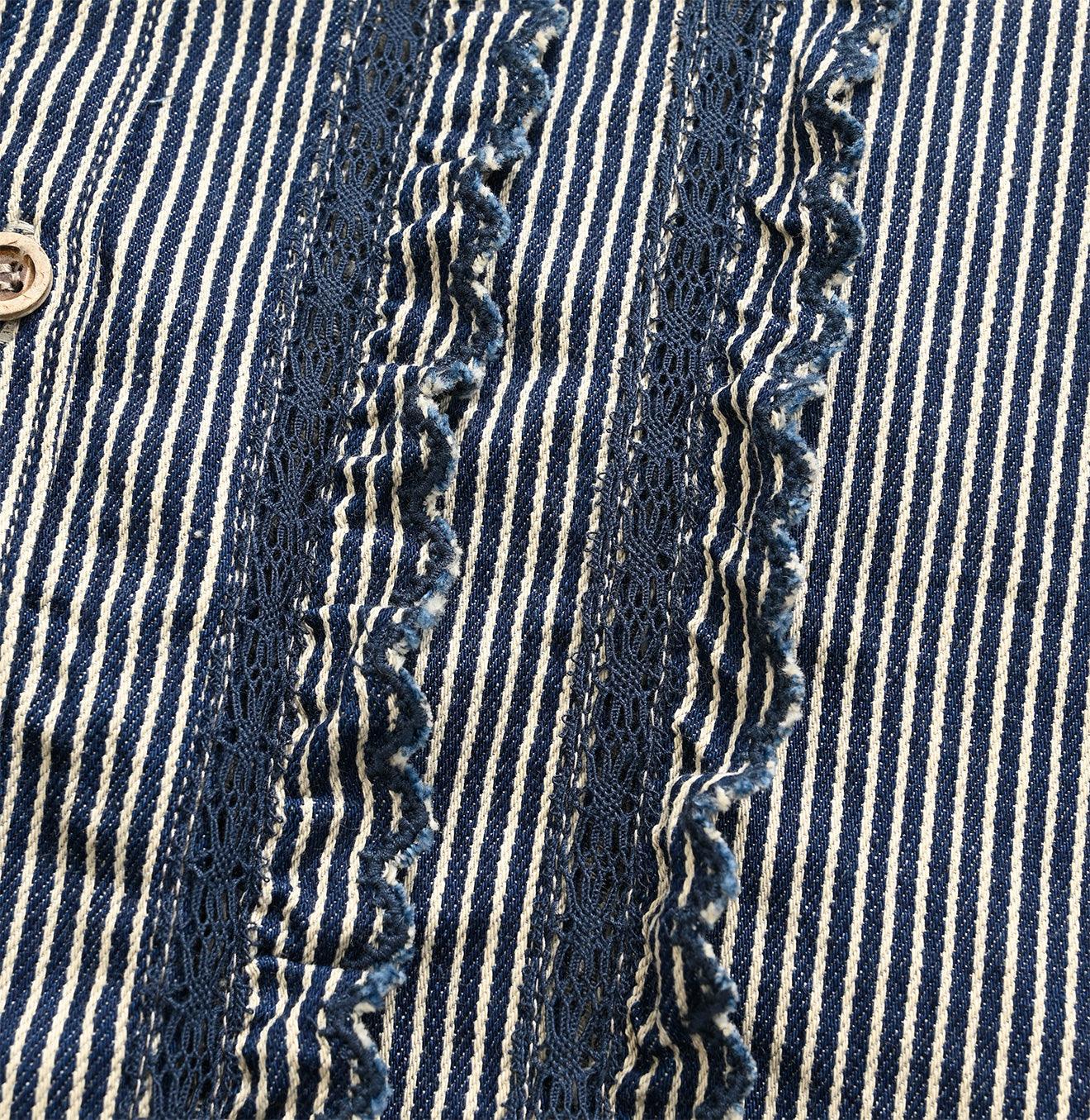 Shirt-denim Cutwork M-shirt