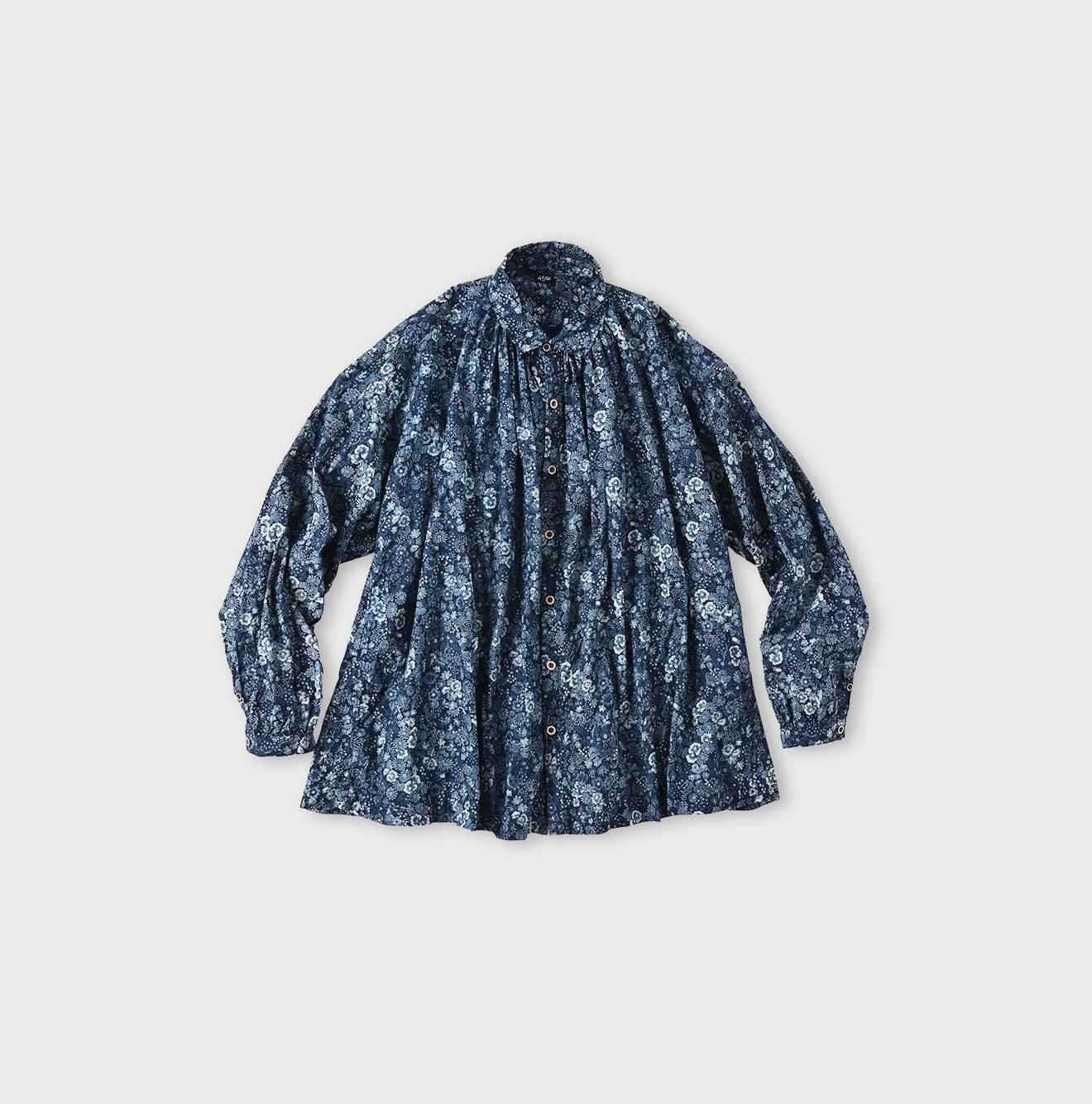 Indigo Autumn Harvest Kushukushu Blouse