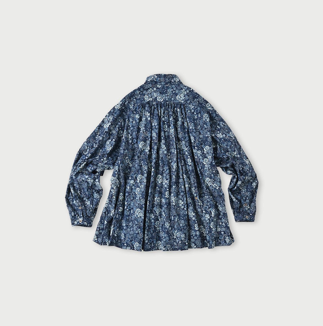 Indigo Autumn Harvest Kushukushu Blouse