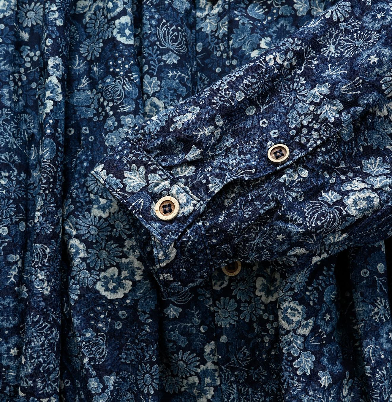 Indigo Autumn Harvest Kushukushu Blouse