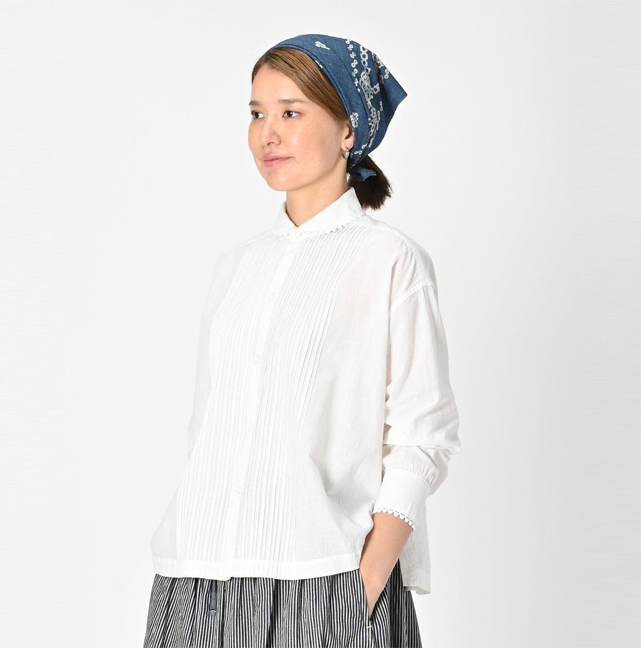 Khadi Pintucked Blouse