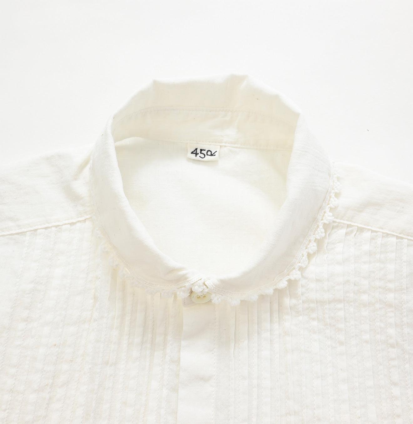 Khadi Pintucked Blouse