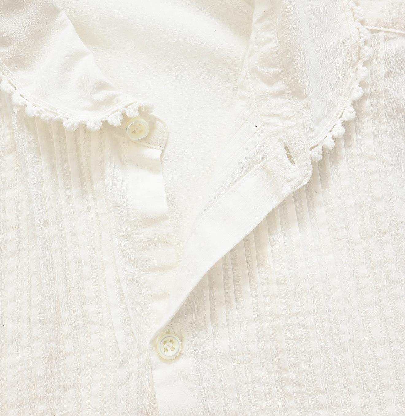 Khadi Pintucked Blouse