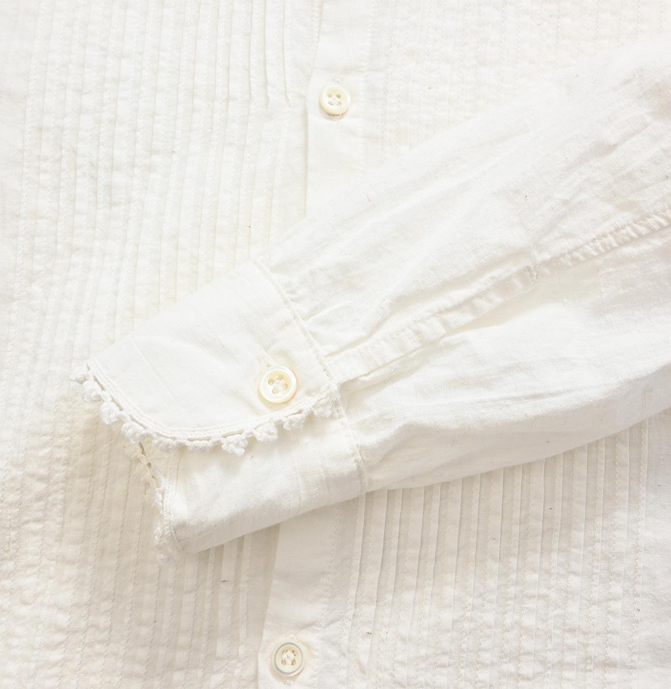 Khadi Pintucked Blouse