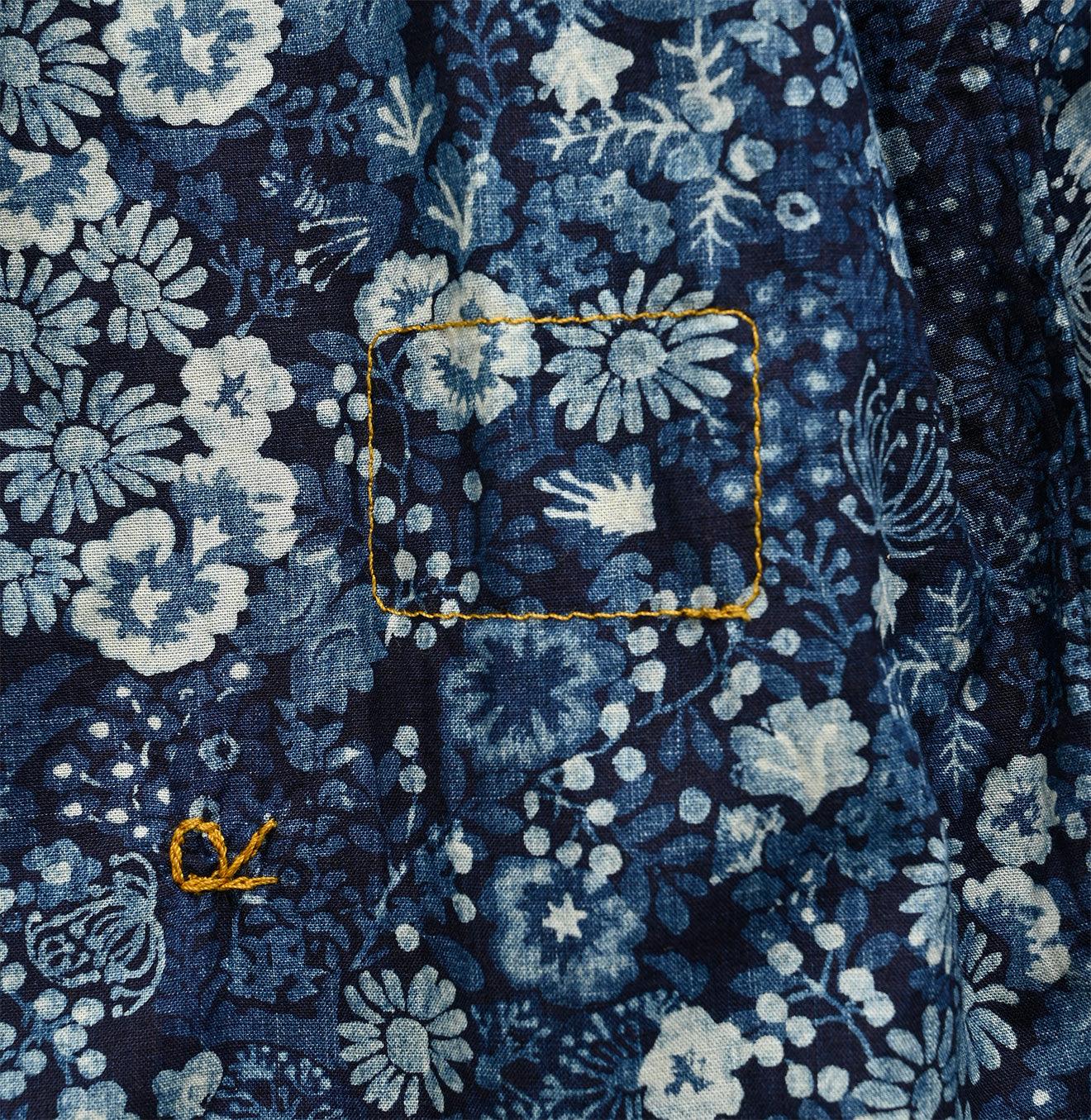 Indigo Autumn Harvest Kushukushu Dress