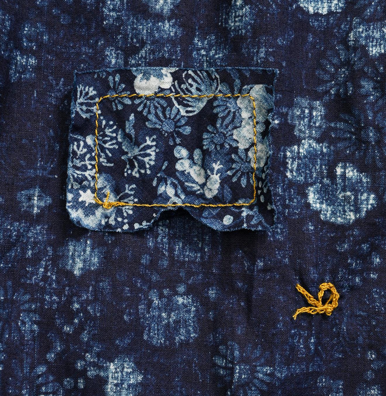 Indigo Autumn Harvest Kushukushu Dress