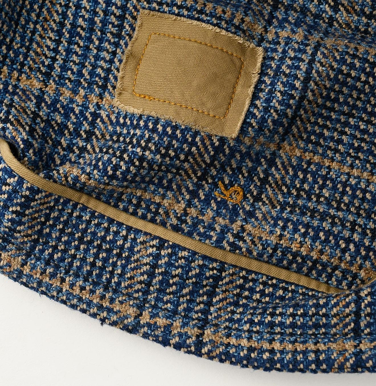 Indigo Cotton Tweed Annie Jacket