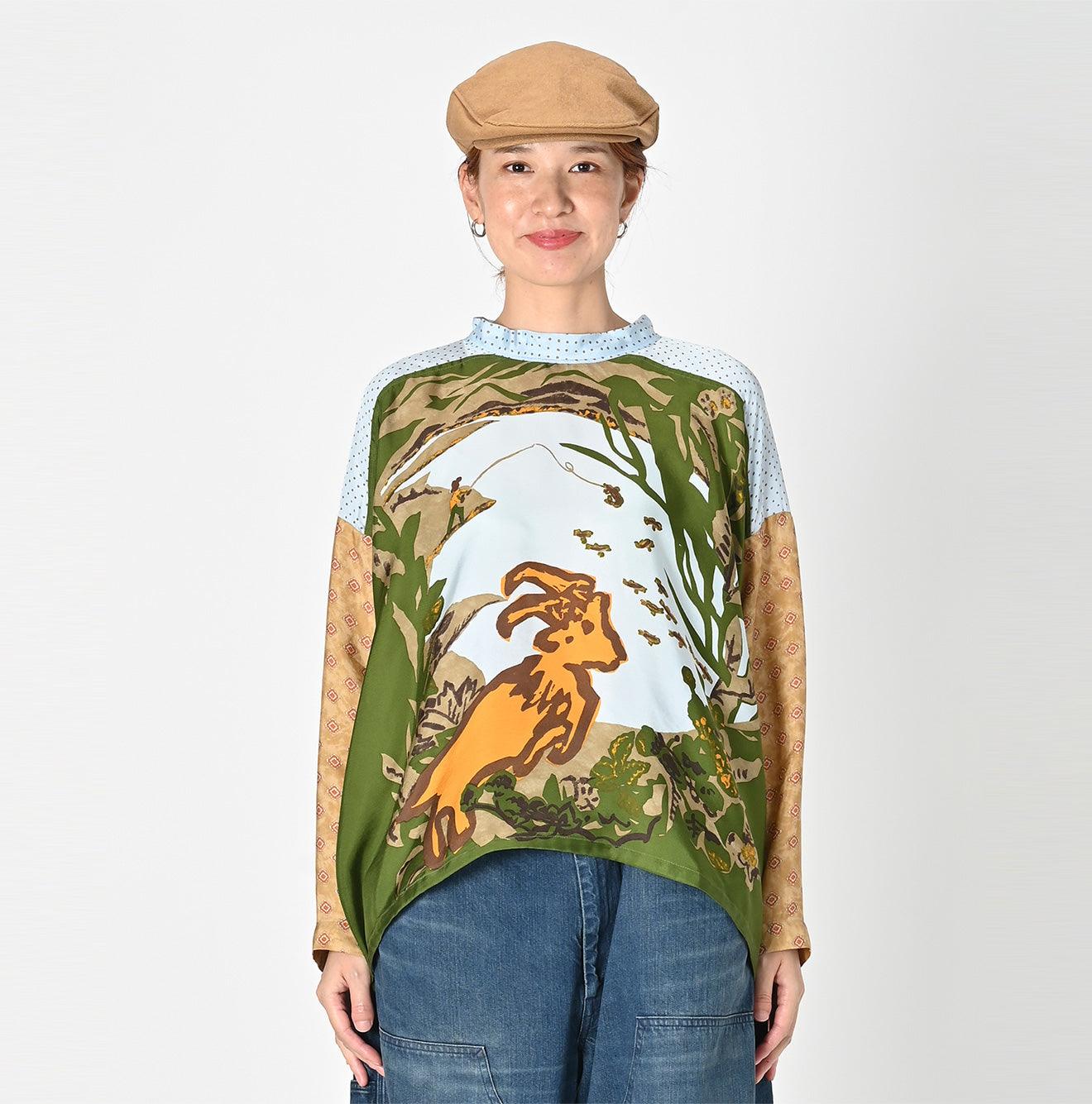 Goaton-kun Silk T-shirt