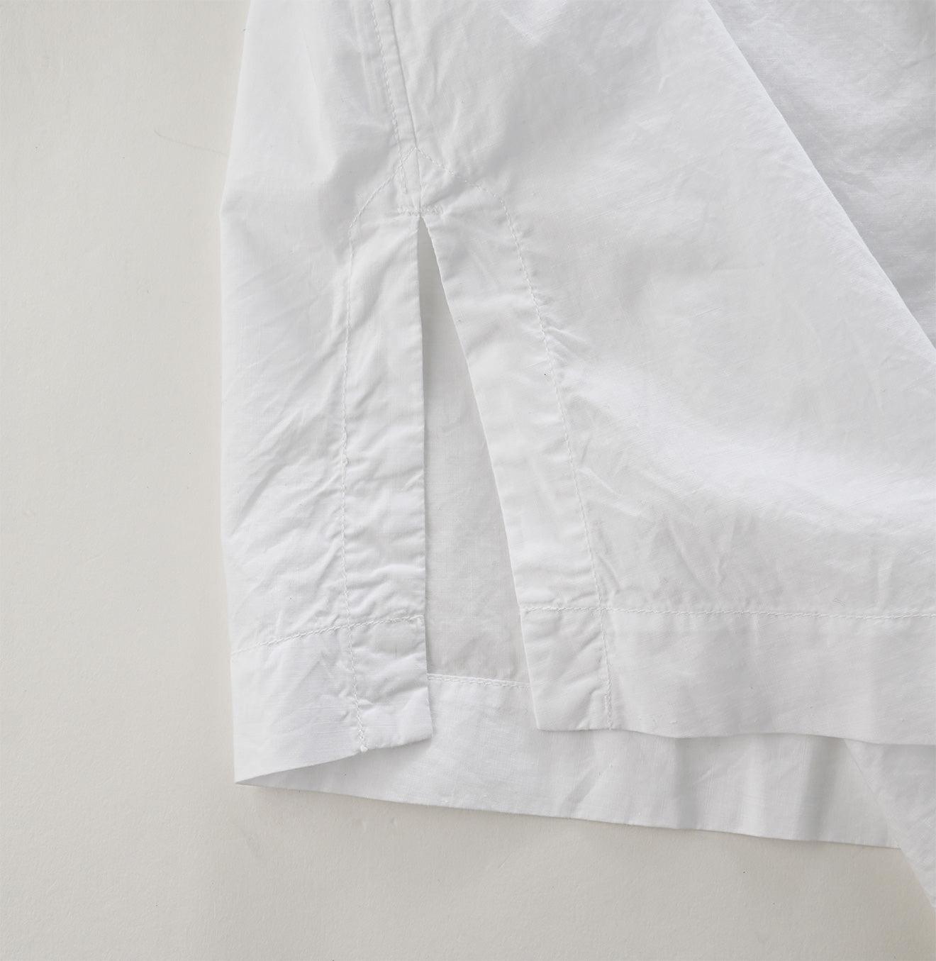 Supima Organic Batiste Cutwork Frilled Blouse