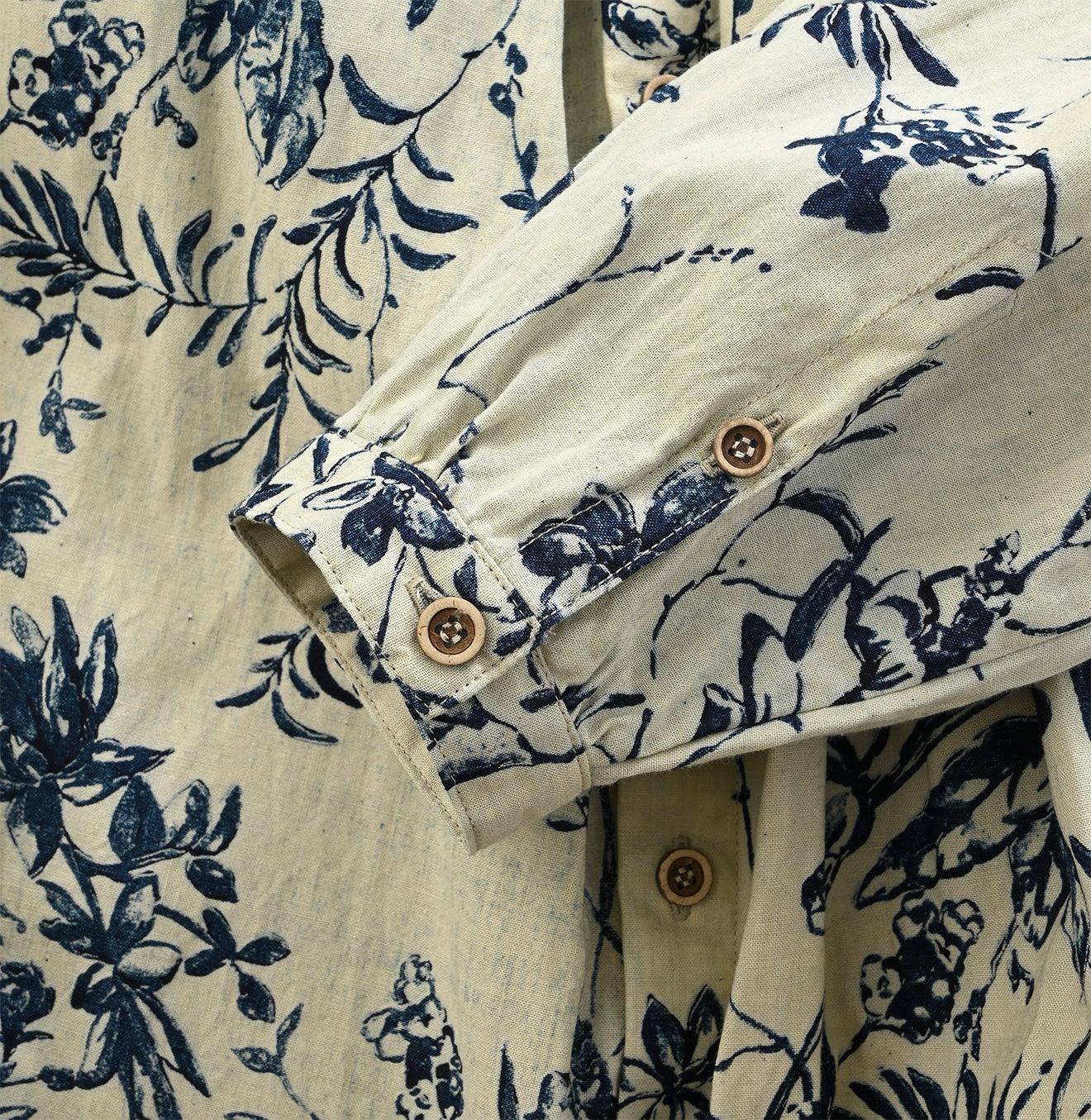 Indigo Umii Sarasa Kushukushu Dress
