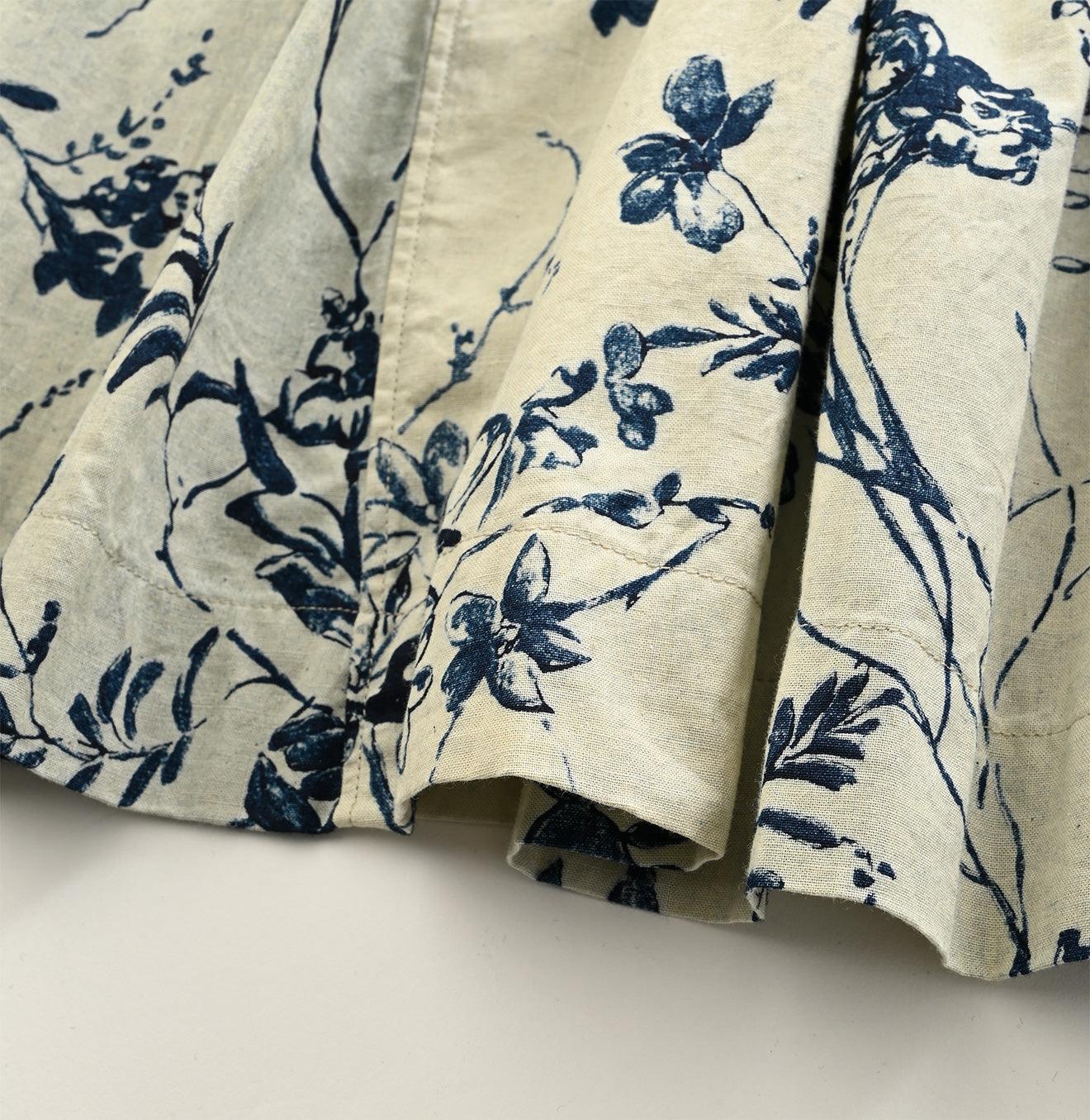 Indigo Umii Sarasa Kushukushu Dress