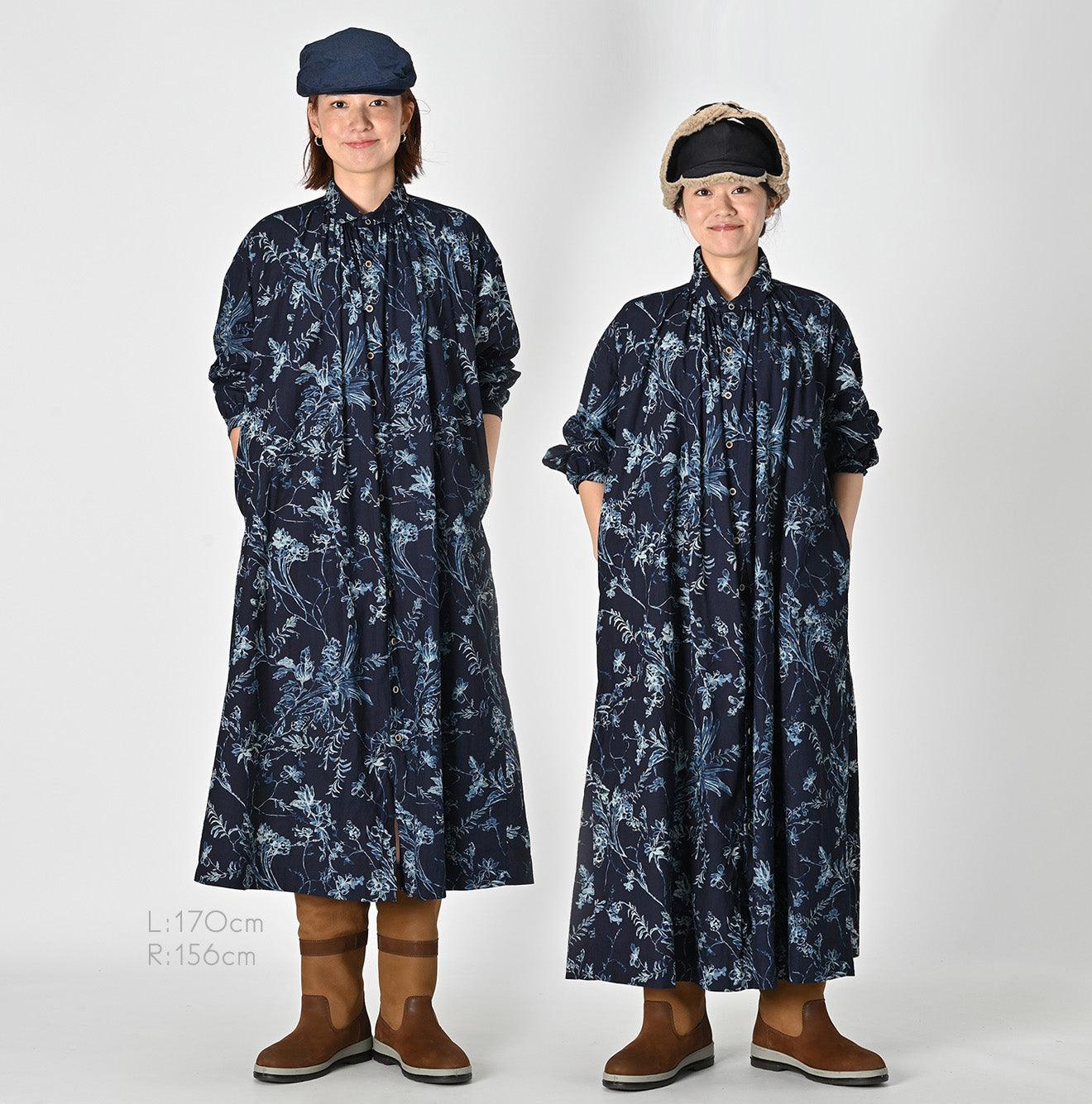 Indigo Umii Sarasa Kushukushu Dress