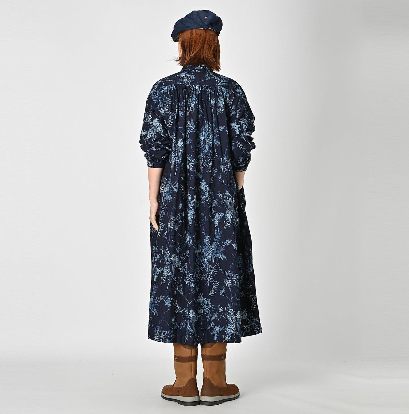 Indigo Umii Sarasa Kushukushu Dress