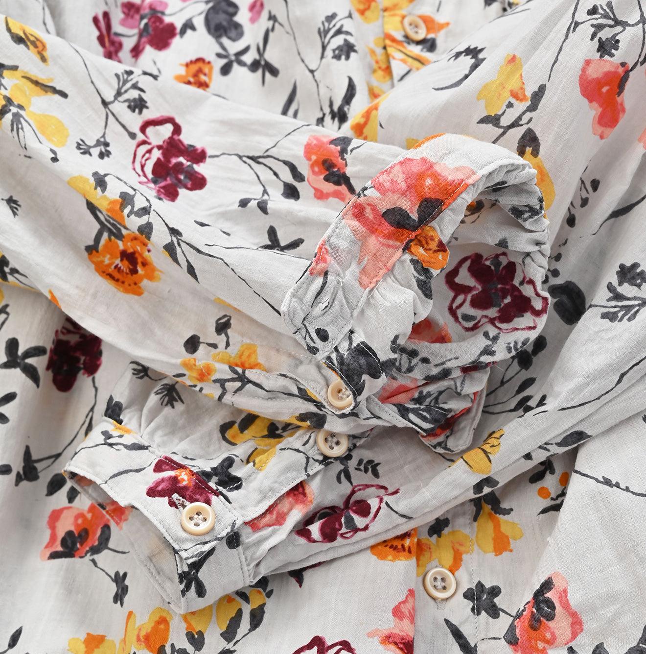 Winter Flower Kushukushu Blouse