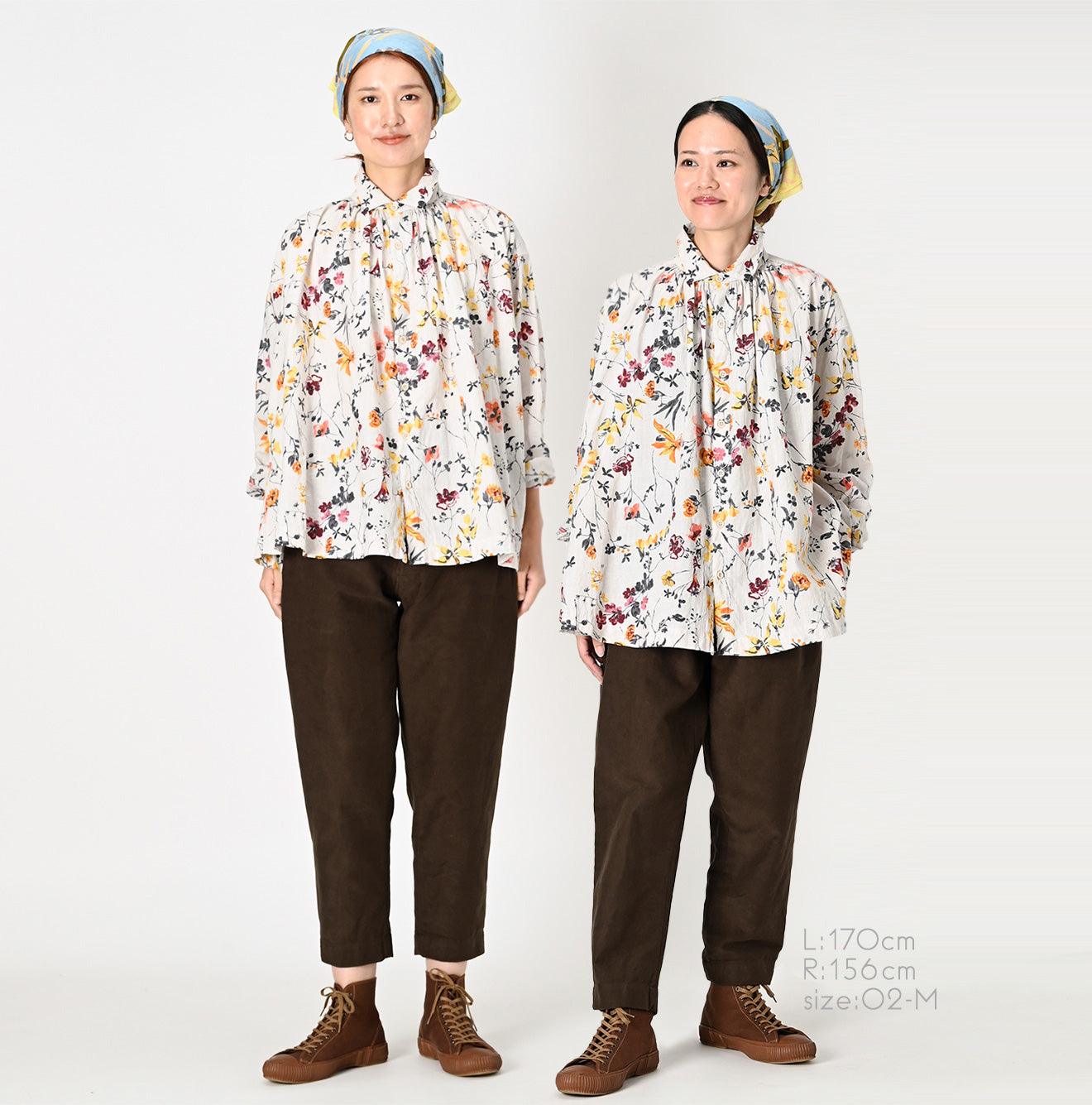 Winter Flower Kushukushu Blouse