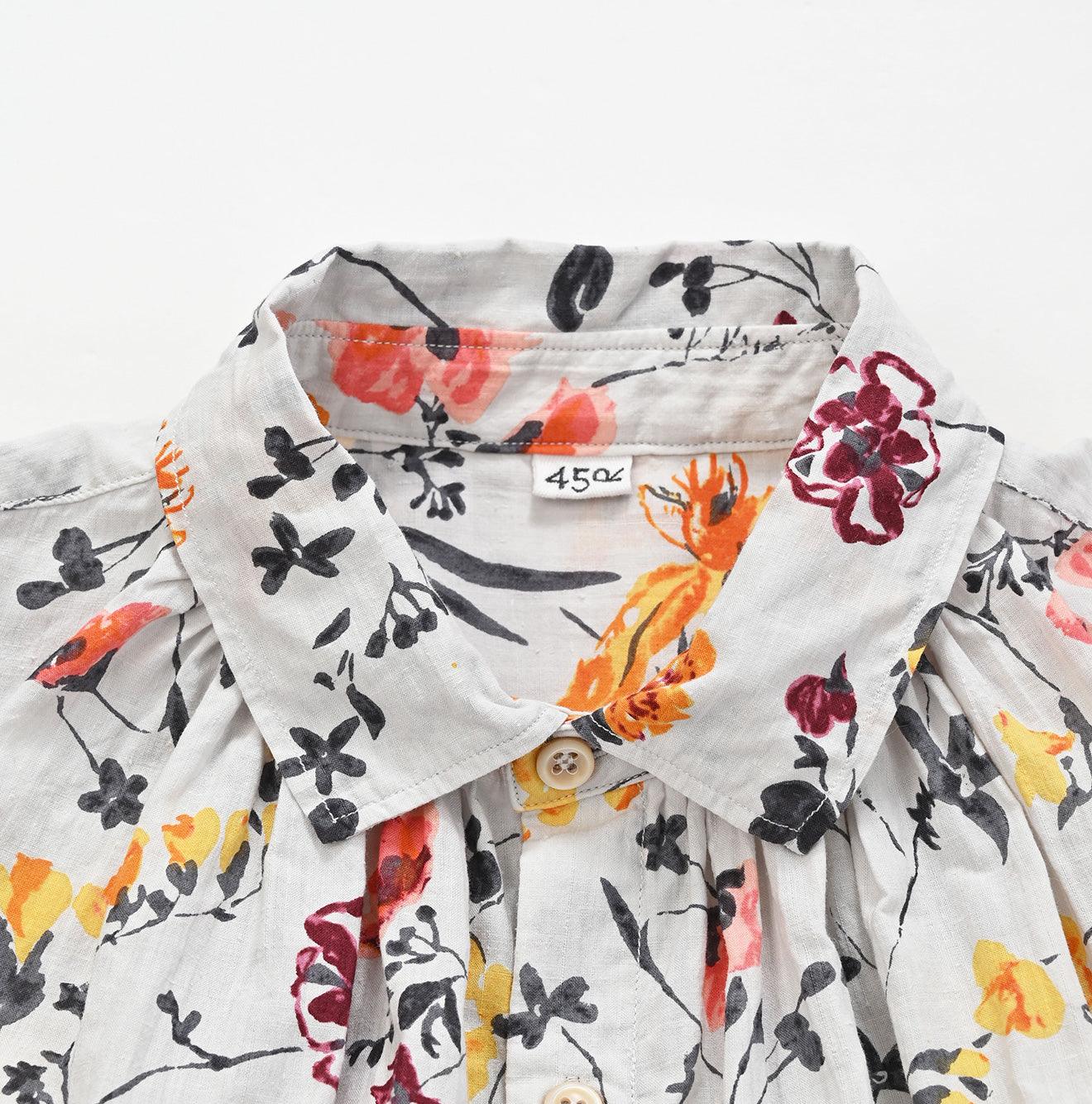 Winter Flower Kushukushu Blouse