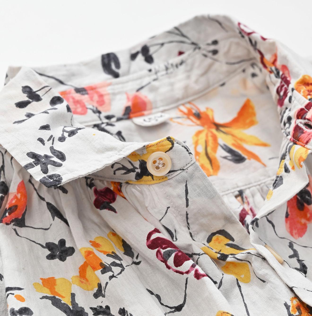 Winter Flower Kushukushu Blouse
