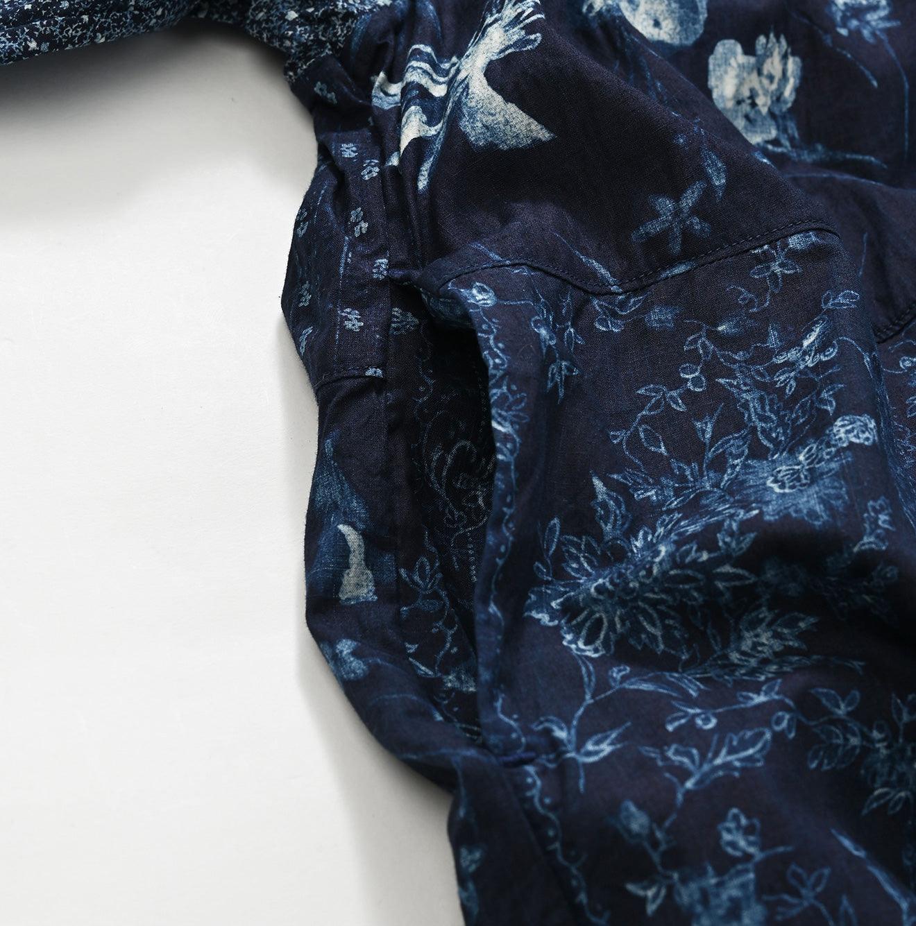 Indigo Khadi Flower Mix Dress