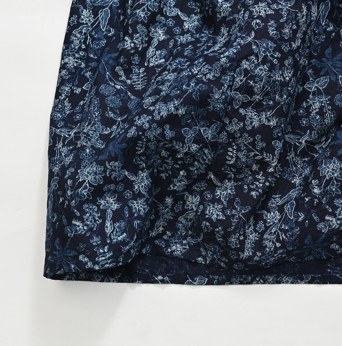 Indigo Khadi Flower Mix Dress