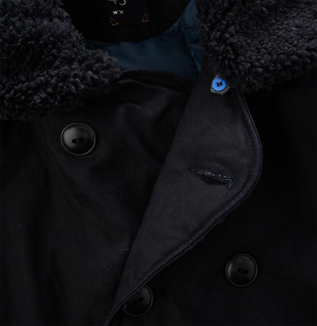Indigo Oxford Tent Coat