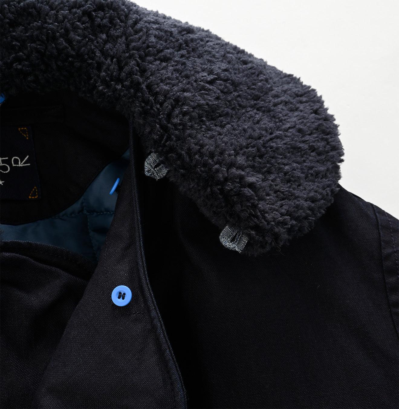 Indigo Oxford Tent Coat