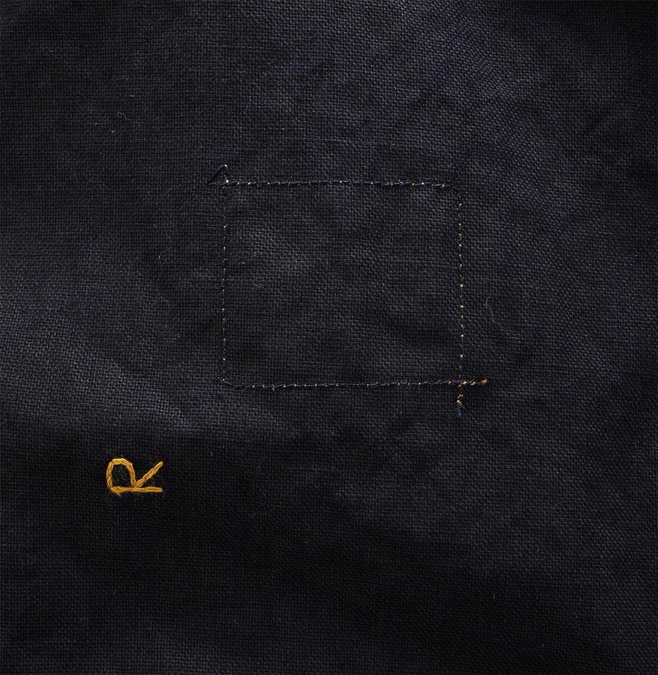 Indigo Oxford Tent Coat