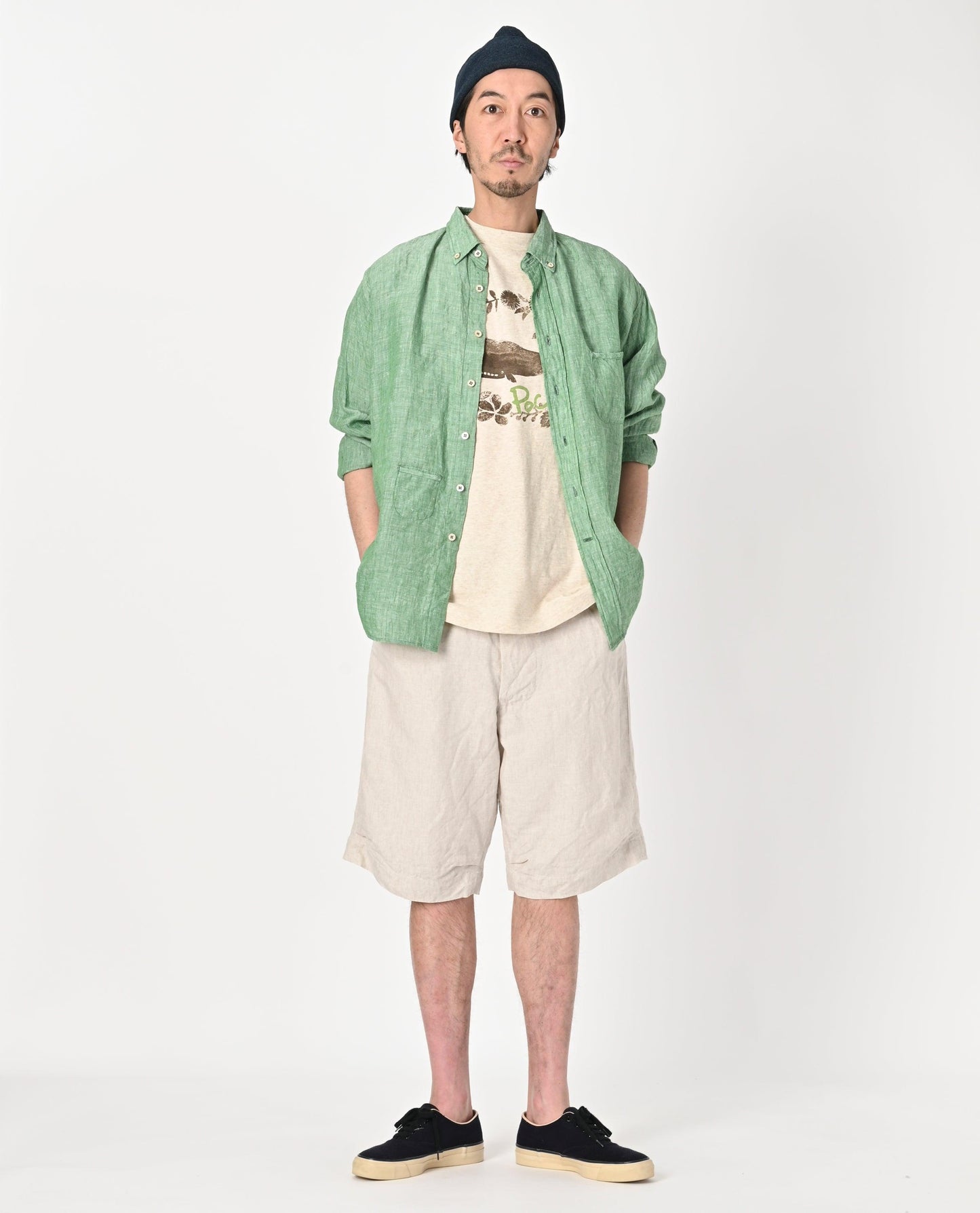 Indian Linen 908 Ocean BD Shirt